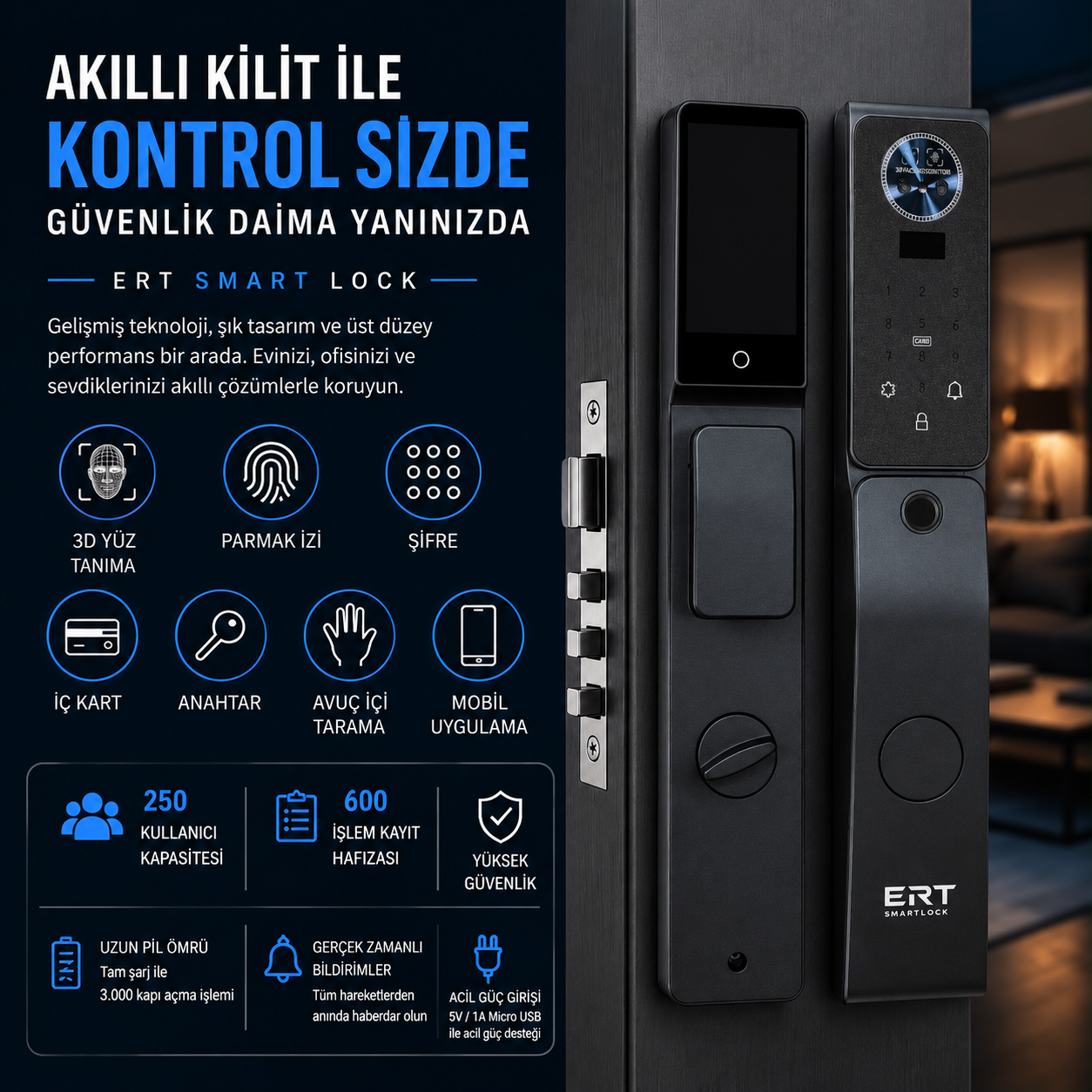 Akıllı Kilitlerde Güvenlik ve Yönetim